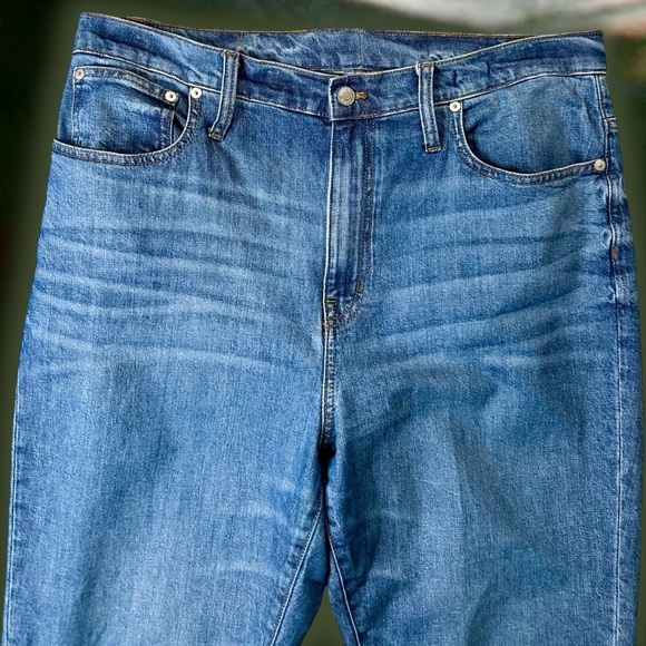 Madewell ‘The High-Rise Slim Boyjean: Eco Edition’ in “Rossie” Wash Size 33 - Picture 7 of 16